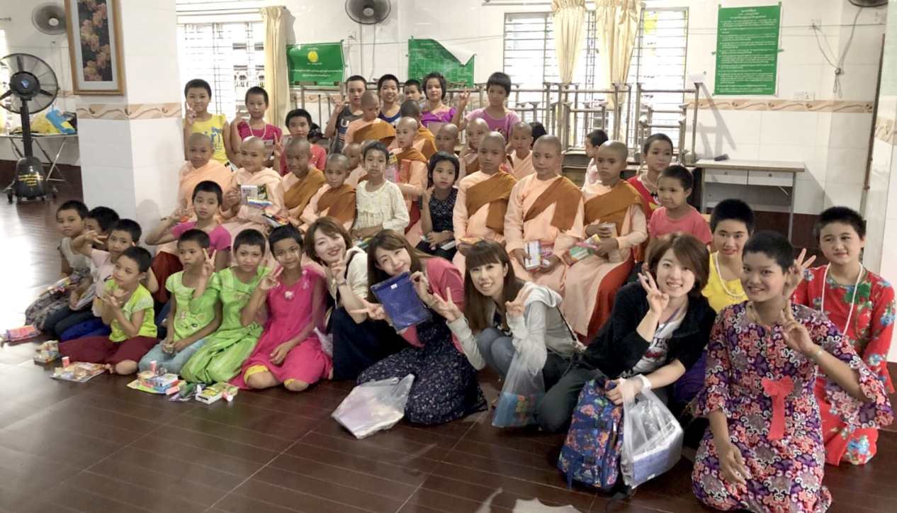 ミャンマーに保育園を寄贈しました。今後も美と健康を通して社会貢献してまいります。
